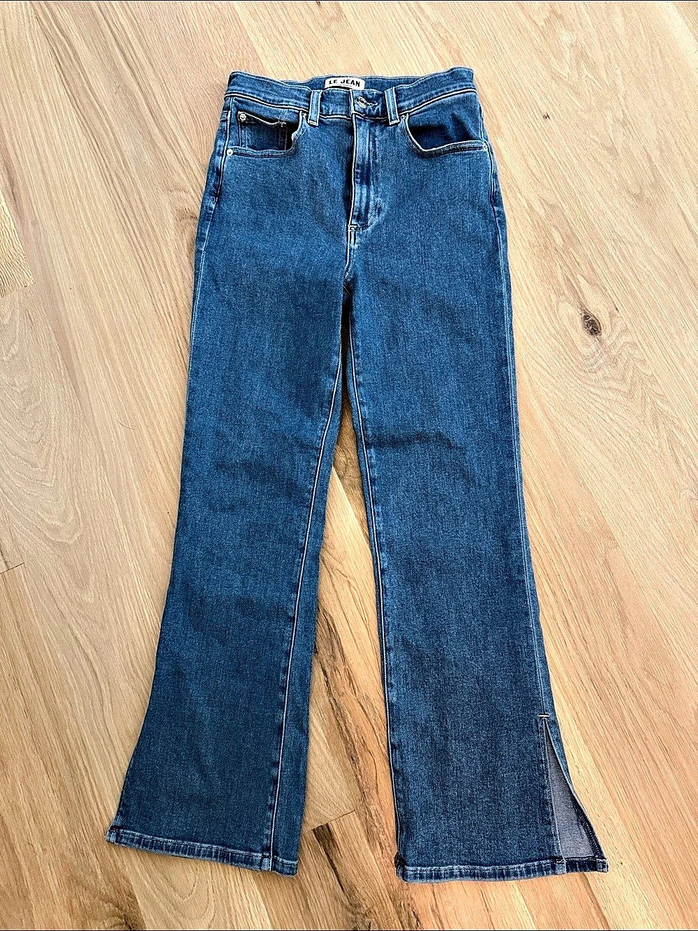 LE JEAN STELLA FLARE Jeans in Blue Waist 25 Like New